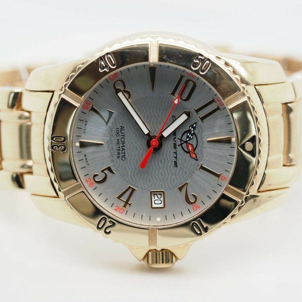 Corvette Stainless Steel Automatic Men's Watch